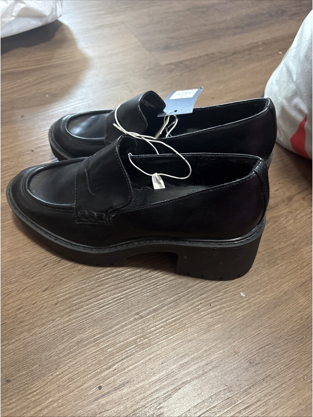 Universal Thread Women's Maisy Loafer Heels Size 8.5 Black New
